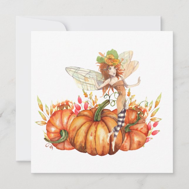 Forest Fairy & Autumn Pumpkin Bouquet (Framsida)