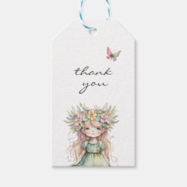 Forest Fairy Birthday Favors Gift Tags Presentetikett