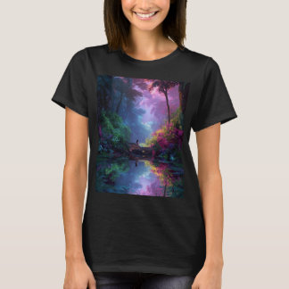 Forest Fairy by the Lake T Shirt