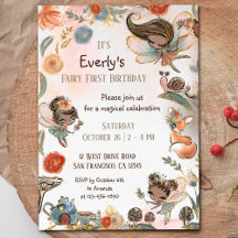 Forest Fairy First Birthday Magic Party