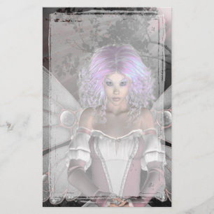 Forest Fairy Gothic Stationery Brevpapper