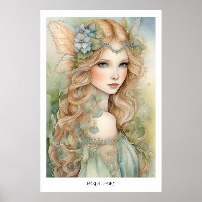 Forest Fairy Poster (Framsidan)