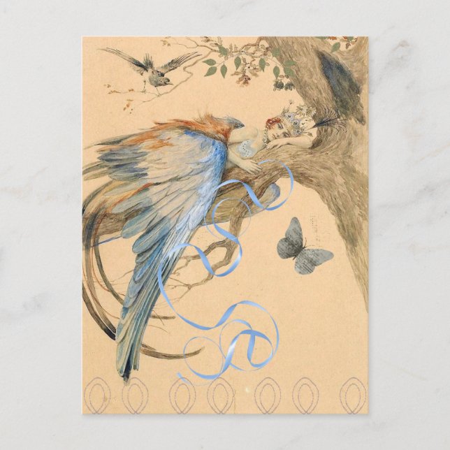 Forest Fairy Vykort (Framsida)