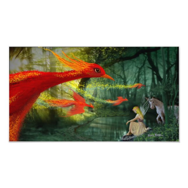 Forest Fantasy 1 Fototryck (Framsidan)