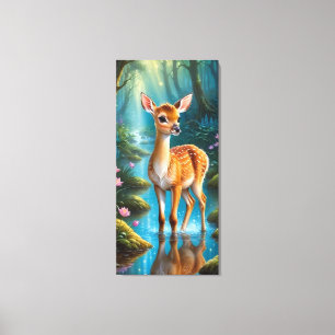 Forest Fawn Canvastryck