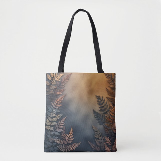 Forest Fern Watercolor Tote Tygkasse (Framsida)