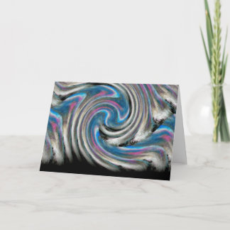 "Forest Fire Himmel"-hälsningskort Kort