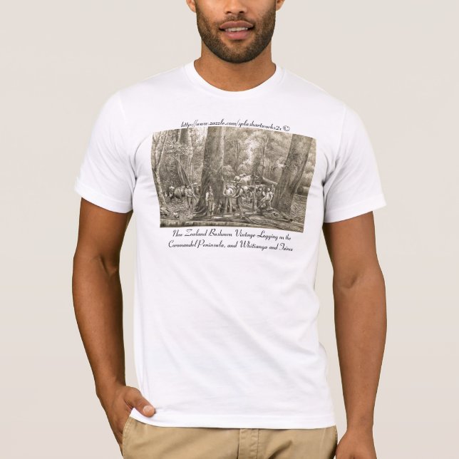 "Forest Flora - Nya Zeeland" T Shirt (Framsida)