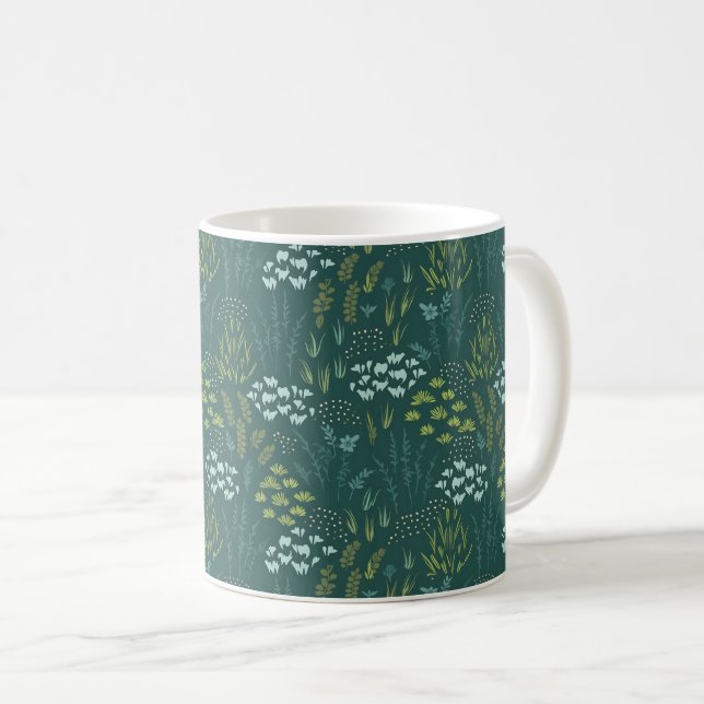 Forest Floral Kaffemugg (Framsida höger)