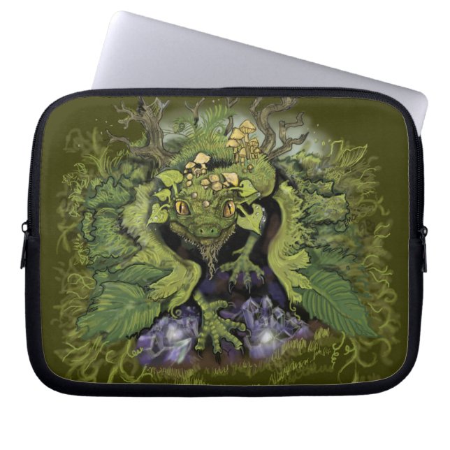 Forest Foliage Dragon~bärbar dator fodral (Framsidan)