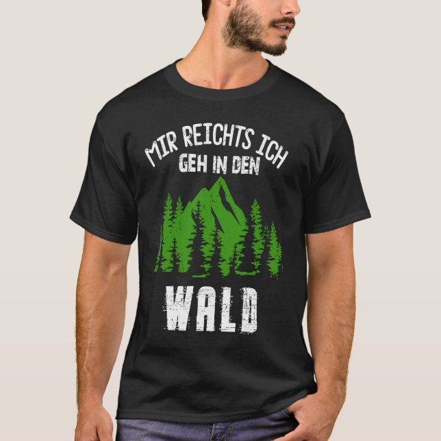 Forest Forestry Worker Forestry T Shirt (Framsida)