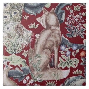 Forest Fox, William Morris Kakelplatta