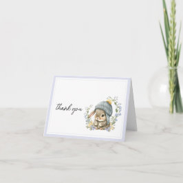 Forest Friend Gender Neutral Thank You Card Tack Kort