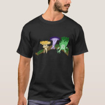 Forest Friends Black T-Shirt