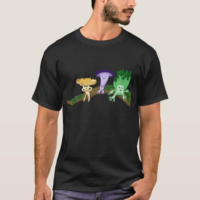 Forest Friends Black T-Shirt (Framsida)