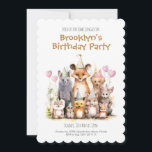 Forest Friends Födelsedagsfest inbjudan<br><div class="desc">Gå in i en vismisk värld av vackra varelser med våra tematiska inbjudningar till Forest Friends. Det här är ytterligare 100 % originaldesign för Snughamster.</div>