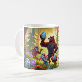Forest Friends' Påskägget Firande Kaffemugg
