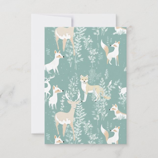 Forest Friends Tack Kort (Framsida)