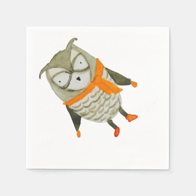 Forest Friends Uggla Pappersservett (Framsidan)