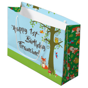 Forest Friends Woodland Cute 1st Birthday Party