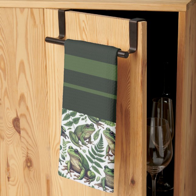 Forest Frogs Mugg Kökshandduk (Thirds Fold)