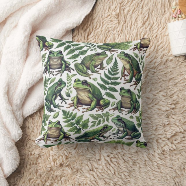 Forest Frogs Mugg Kudde (Filt)