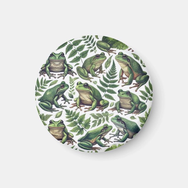 Forest Frogs Mugg Magnet (Framsidan)