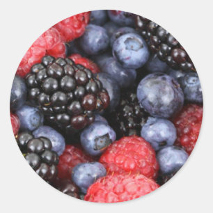 Forest Fruits Sticker Runt Klistermärke