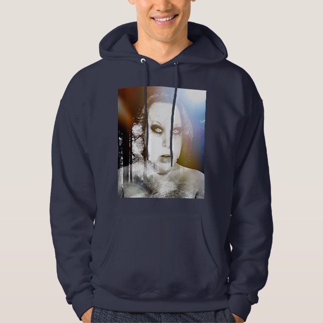 Forest Ghost Självporträtt Hoodie (Framsida)