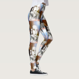Forest Ghost Självporträtt Leggings