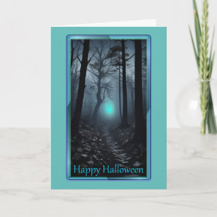 Forest Glow Halloween-kort Kort