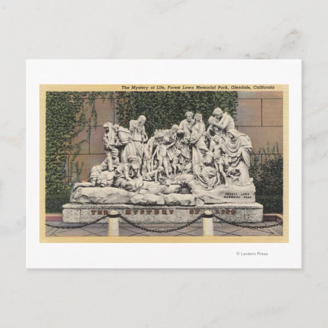 Forest Gräsmatta Memorial Park, Myuseet of Life Vykort (Framsida)