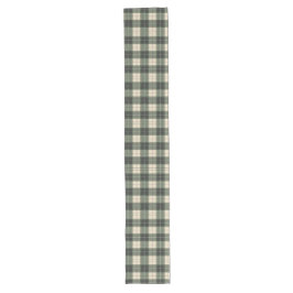 Forest Green Tartan Snowflake Table Runner