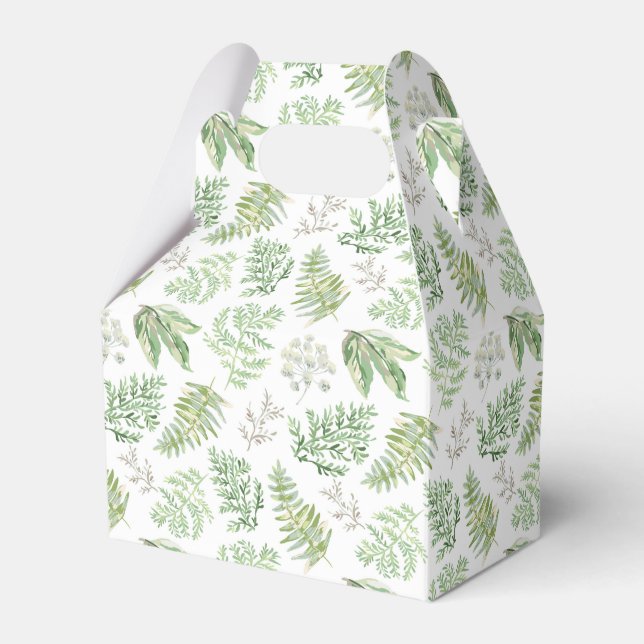 Forest Greenery Mönster Presentaskar (Framsidan Sidan)