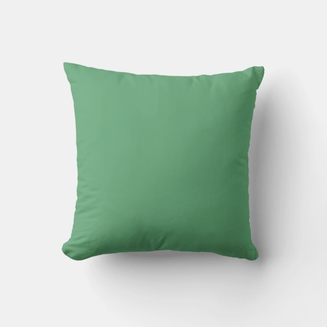 Forest Grönt 5FA777 Solid Färg Design Kudde (Framsida)