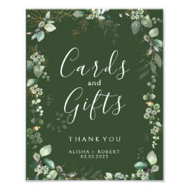 Forest Grönt Bröllop Fototryck