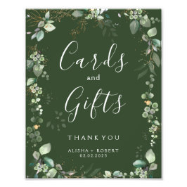 Forest Grönt Bröllop Fototryck