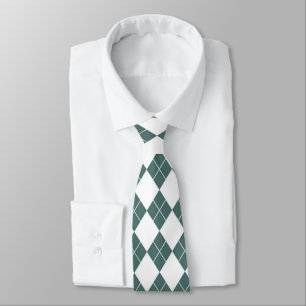 Forest Grönt Diamond Manar Tie Slips