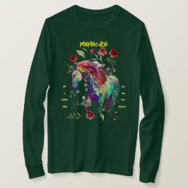 (Forest Grönt) Mamma Unicorn T Shirt