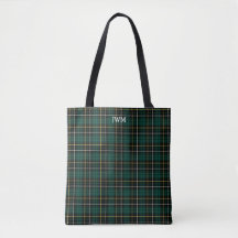Forest Grönt Play MacAlpine Tartan Monogram