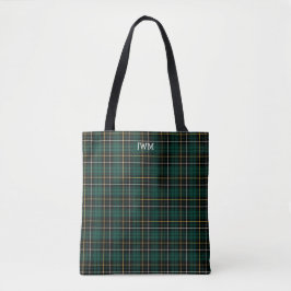 Forest Grönt Play MacAlpine Tartan Monogram Tygkasse