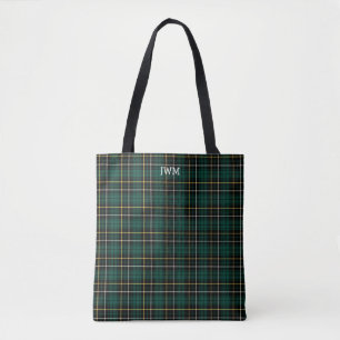 Forest Grönt Play MacAlpine Tartan Monogram Tygkasse