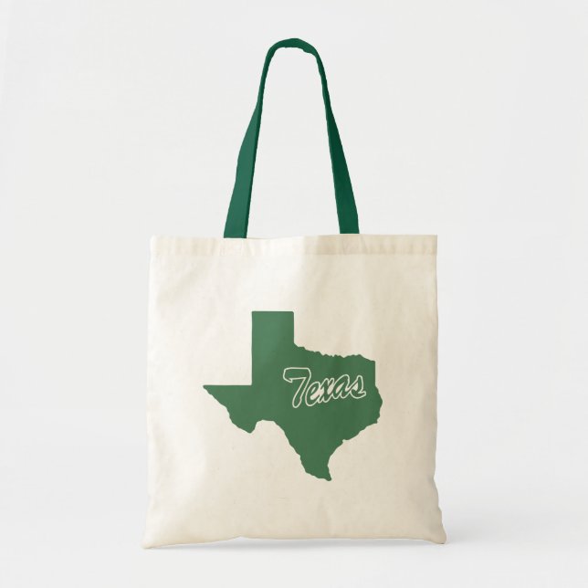 Forest Grönt State Texas Tote Bag Tygkasse (Framsidan)