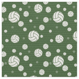 Forest Grönt Volleyball Chevron Patterned Tyg