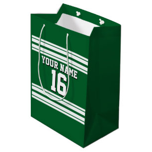 Forest Grönt White Team Jersey Anpassningsbar Numb
