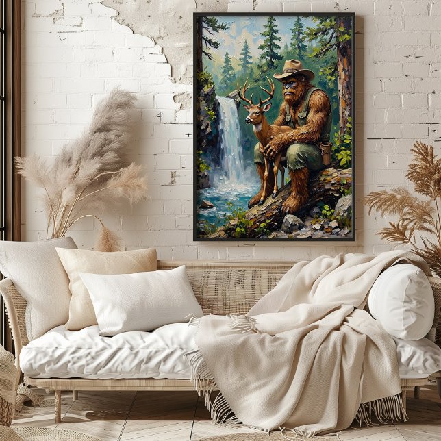 Forest Guardian: Bigfoot och Hans Ward Poster (Skapare uppladdad)