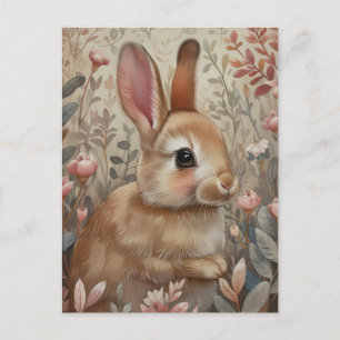 Forest Guardian - Brown Rabbit Vykort