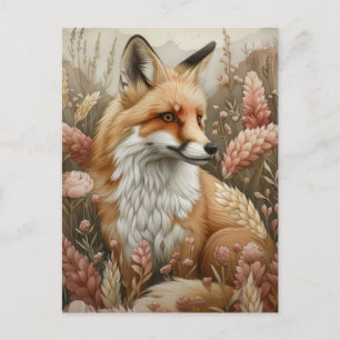 Forest Guardian - Cunning Red Fox Vykort
