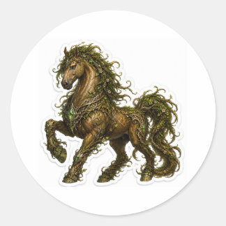 Forest Guardian Horse Sticker Runt Klistermärke