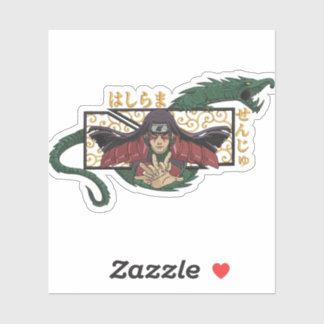 🌿 Forest Guardian Sticker – Anime-Inspired Warrio Klistermärken